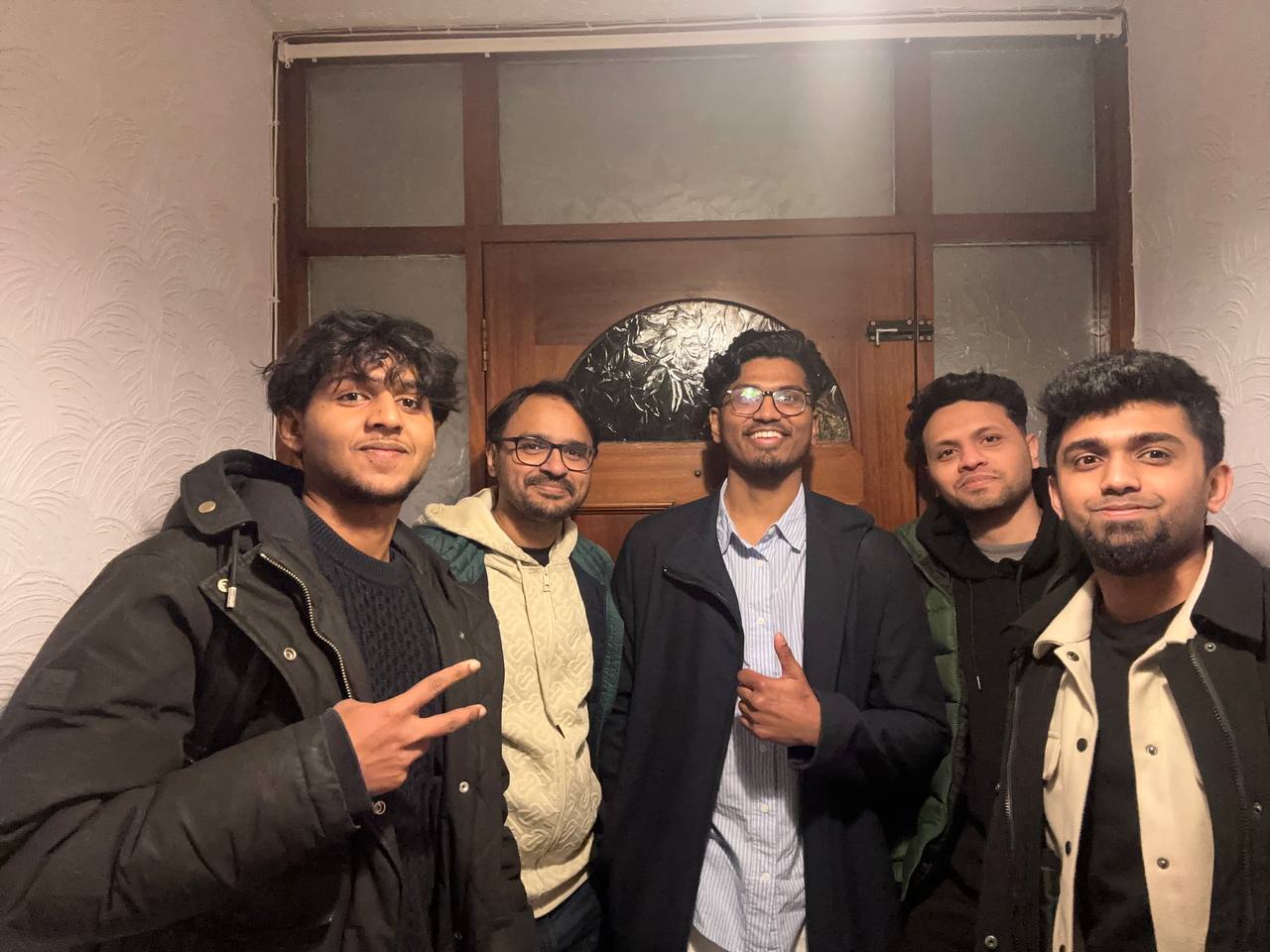 Members together at the end of a meetup evening