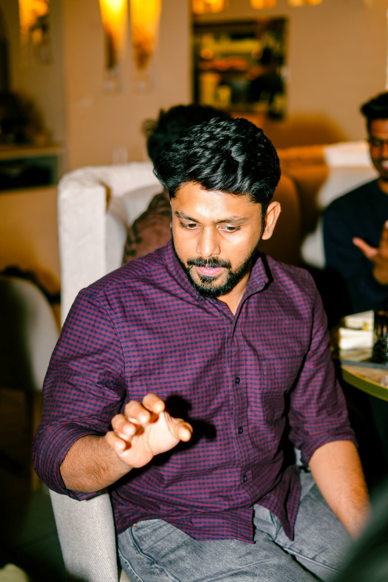 A member contributing to a meetup conversation