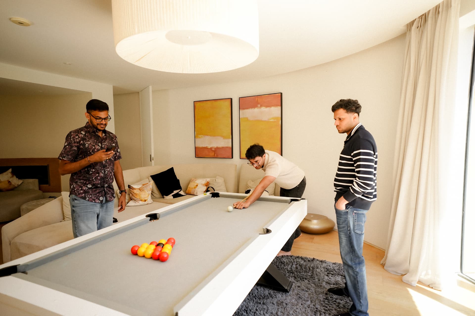 Members at a meetup venue