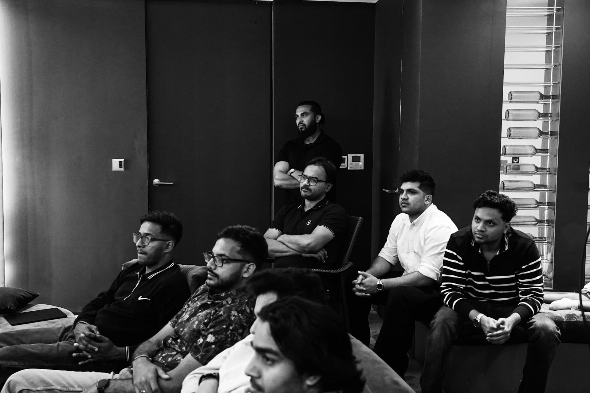 A group discussion during a meetup