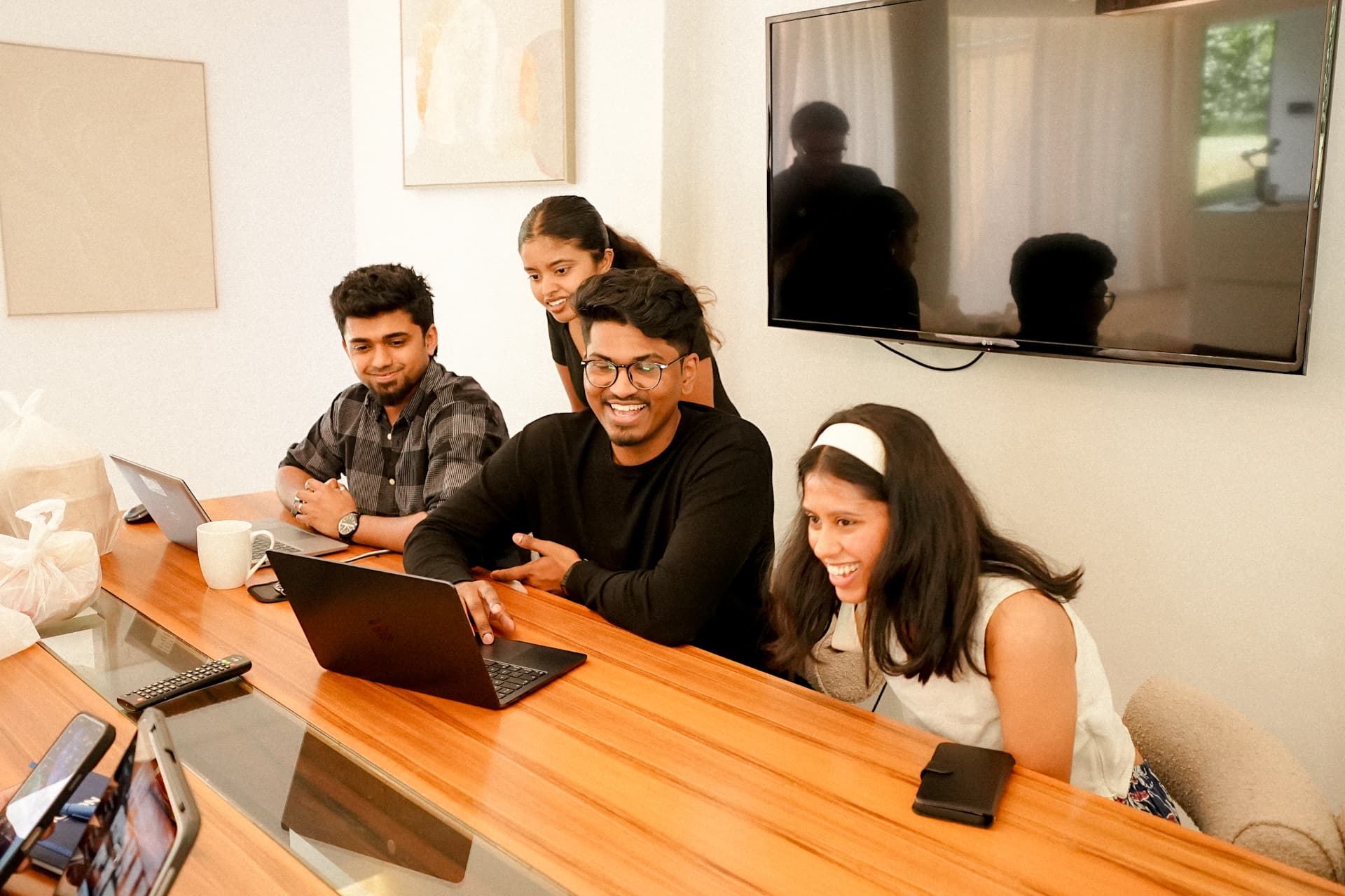 Members in conversation at a meetup