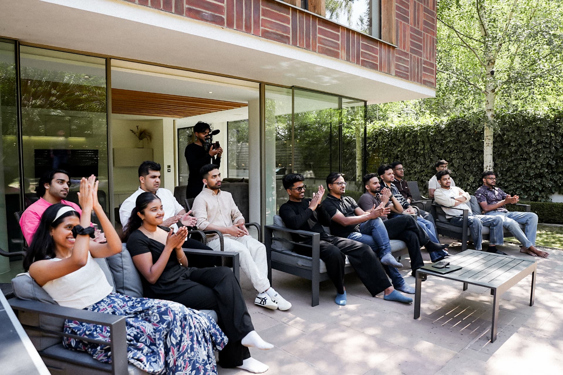 Members at a meetup event