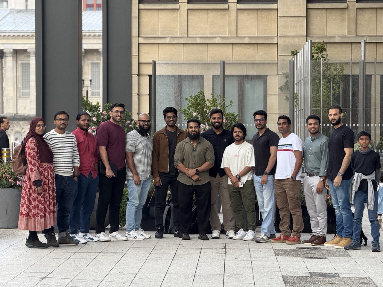 Members together at the end of a meetup