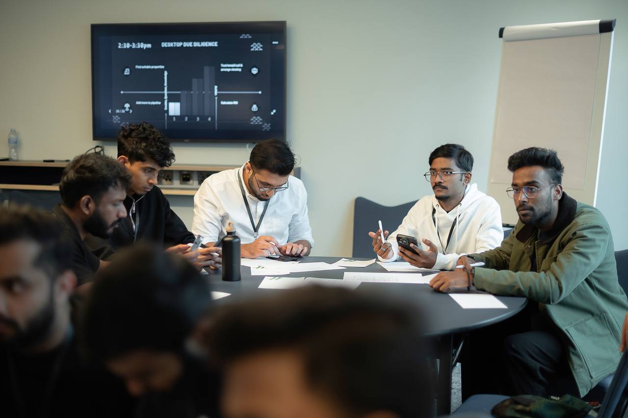 Members seated in a meetup session